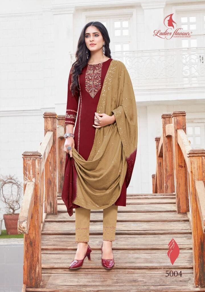 Brand Kurti Pant and Dupatta - Image 7