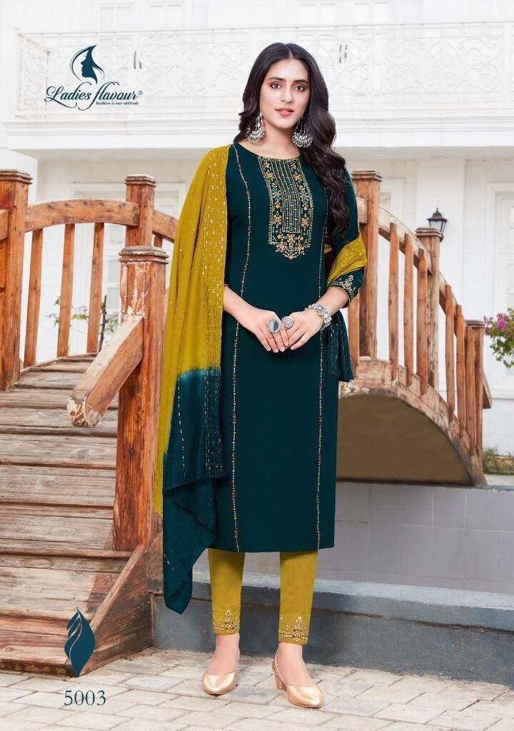 Brand Kurti Pant and Dupatta - Image 5