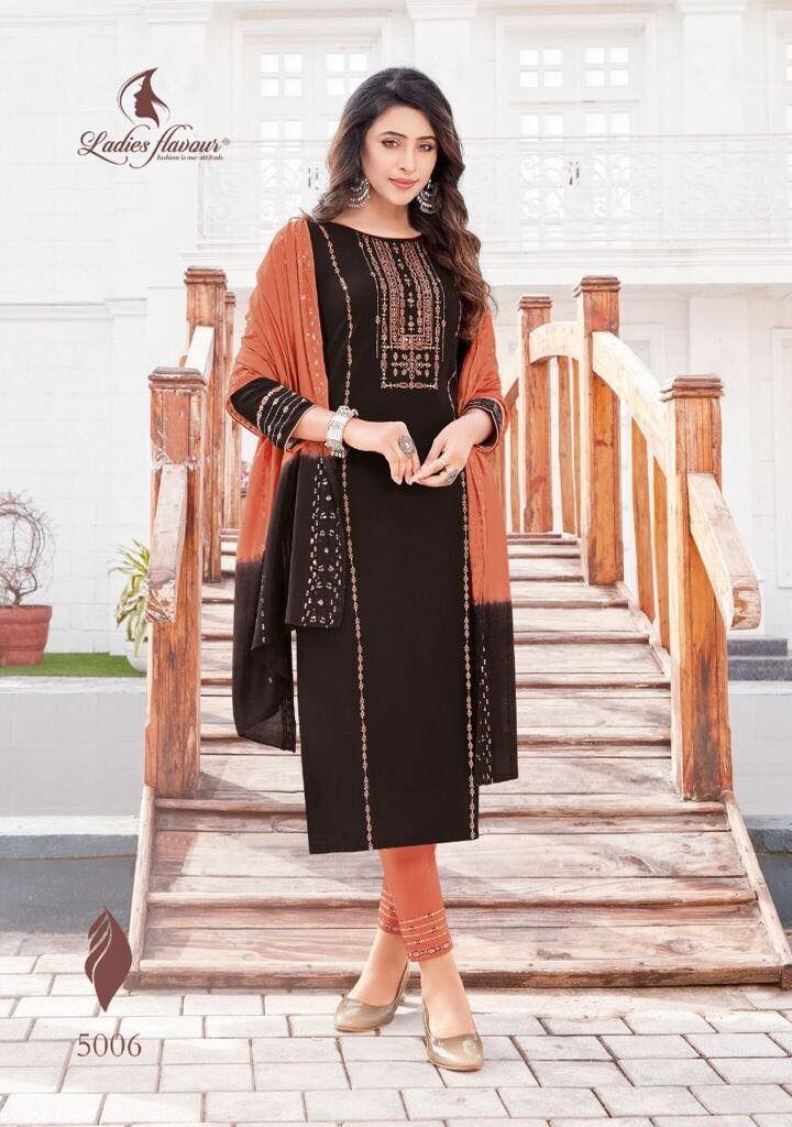 Brand Kurti Pant and Dupatta - Image 3