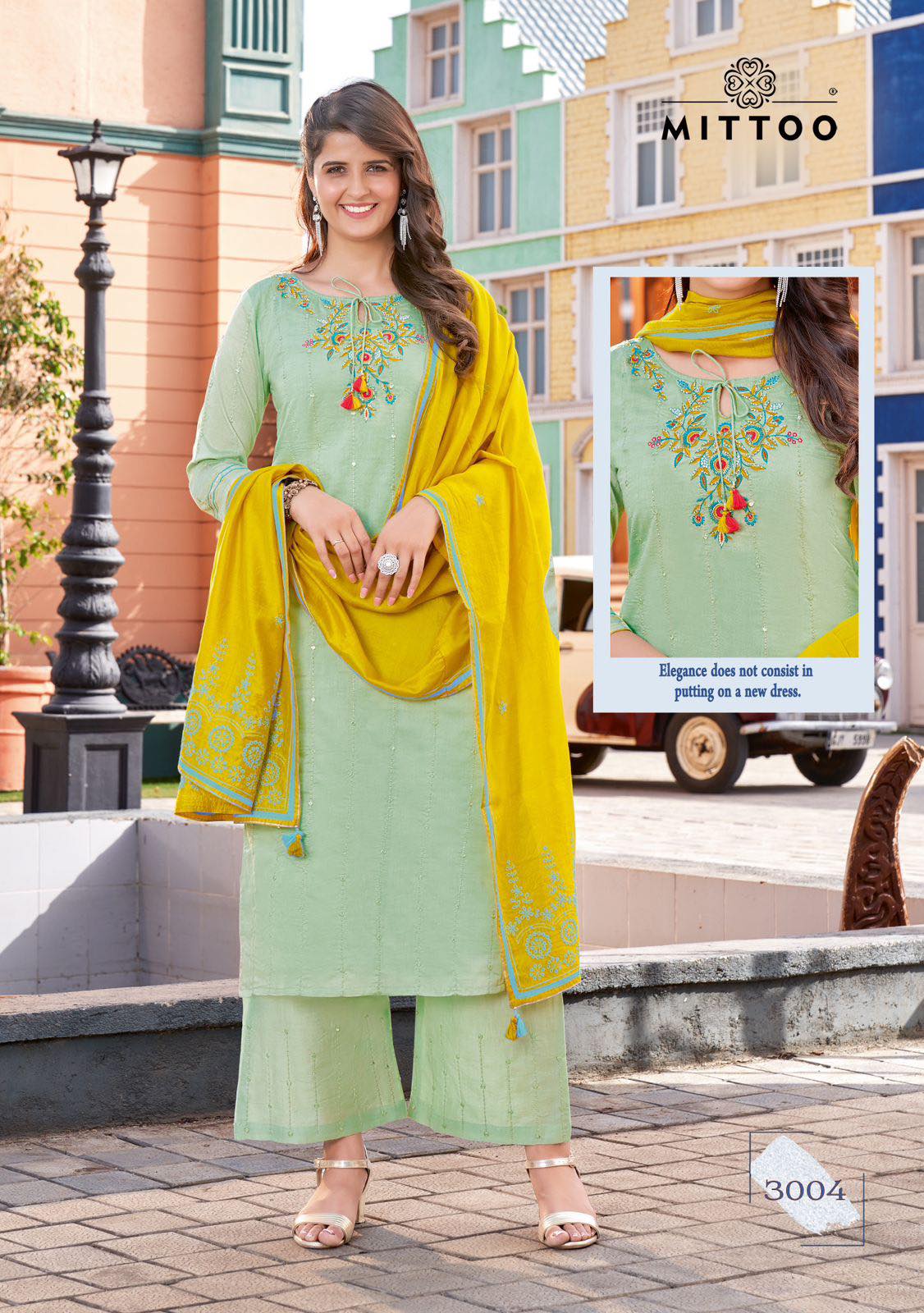 Discover the Magic of Our Premium Brand Kurtiset: SKFC Dashain Dreams Outfit for Beautiful Ladies - Image 6