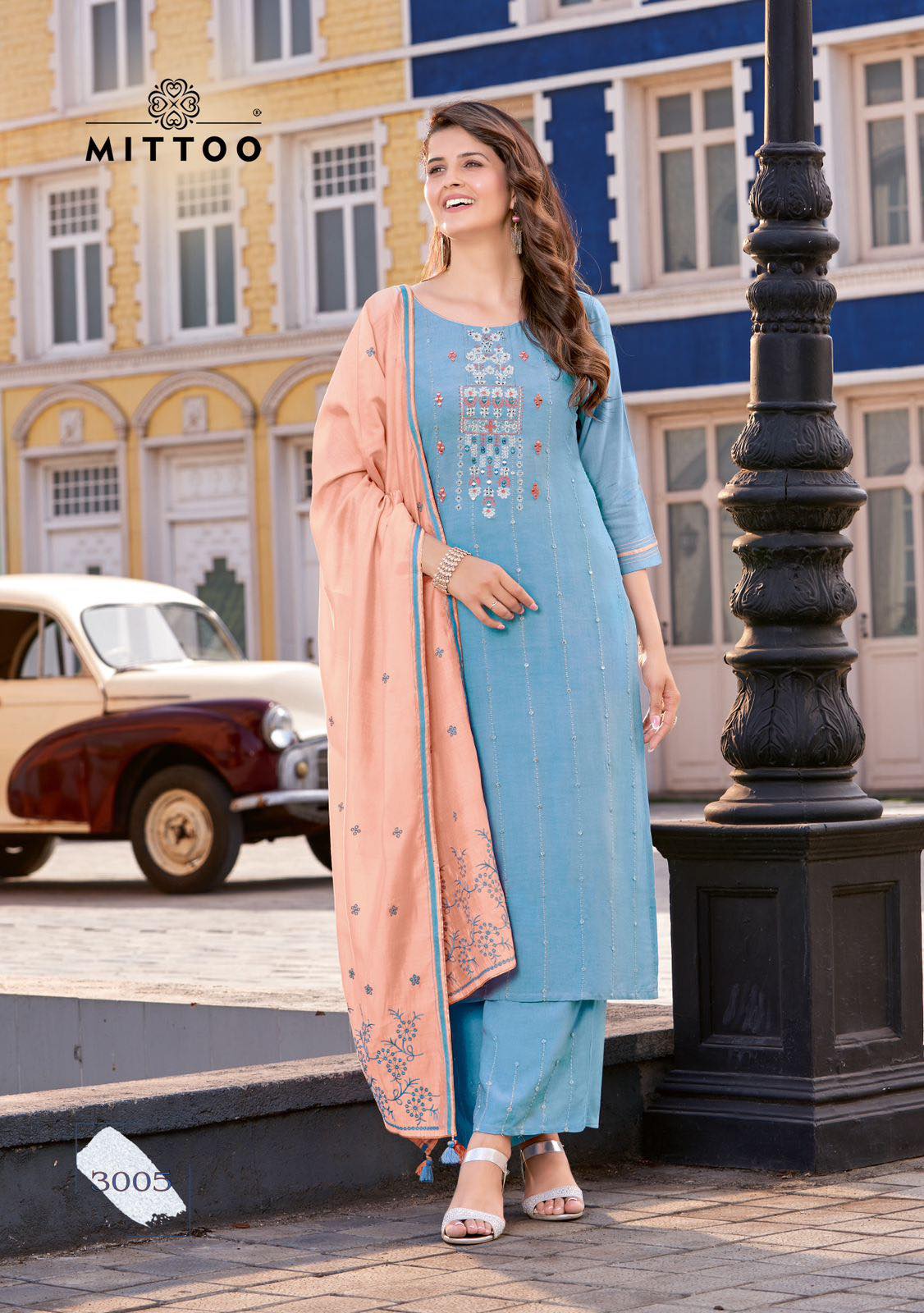 Discover the Magic of Our Premium Brand Kurtiset: SKFC Dashain Dreams Outfit for Beautiful Ladies - Image 3